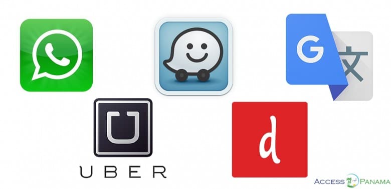 Apps for Panama: Whatsapp, Uber, Waze, Degusta, Google Translate